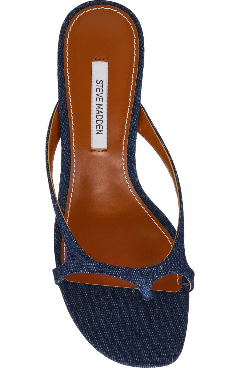Steve Madden Brienna Thong Slide Sandal, Alternate, color, Denim