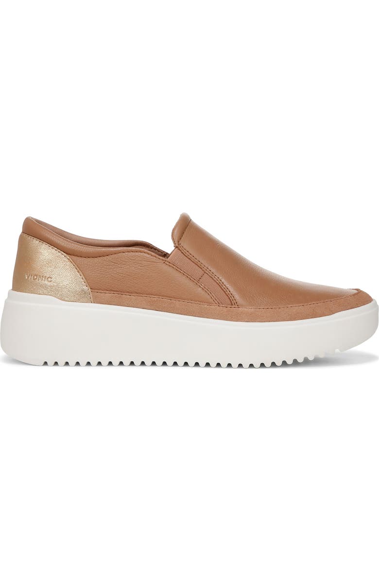 Vionic Kearny Platform Slip-On Sneaker, Alternate, color, Macaroon Lthr