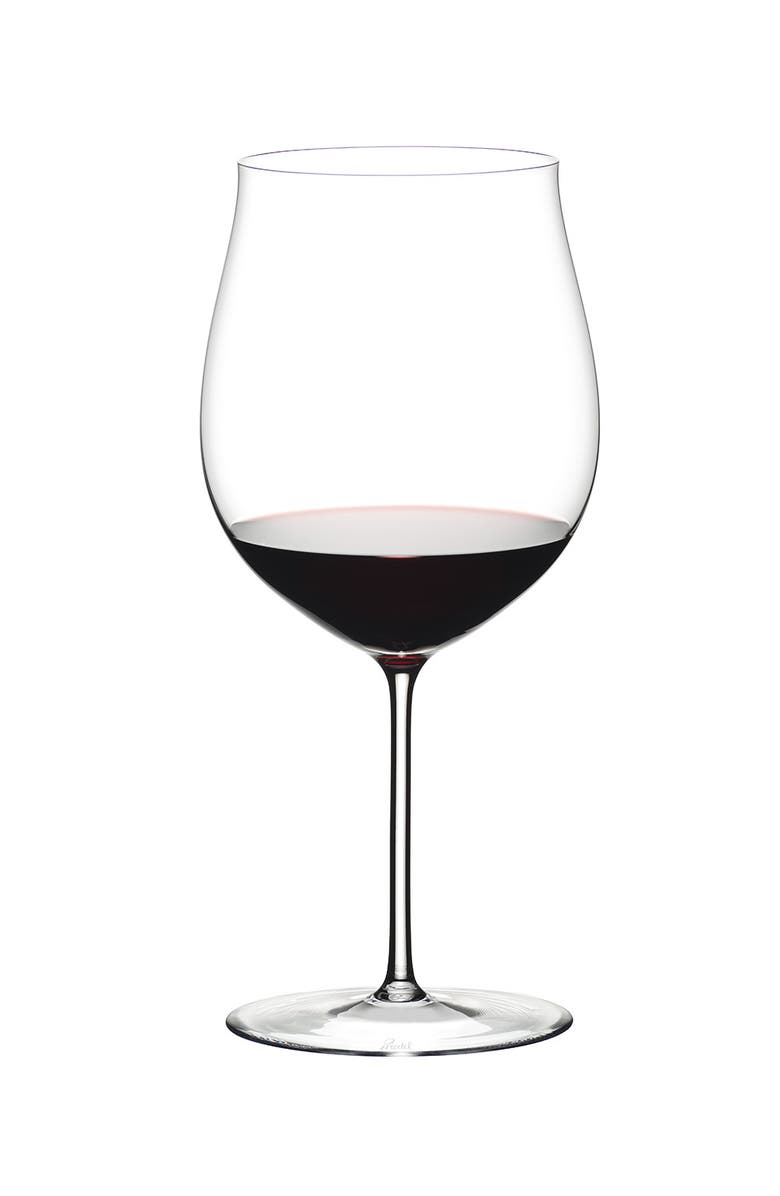 Riedel Sommeliers Burgundy Grand Cru Wine Glass, Single Glass, Main, color, Clear