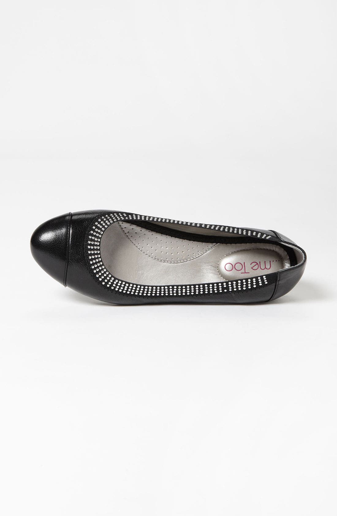 'Kailani' Flat, Alternate, color, BLACK GLAZED GOAT