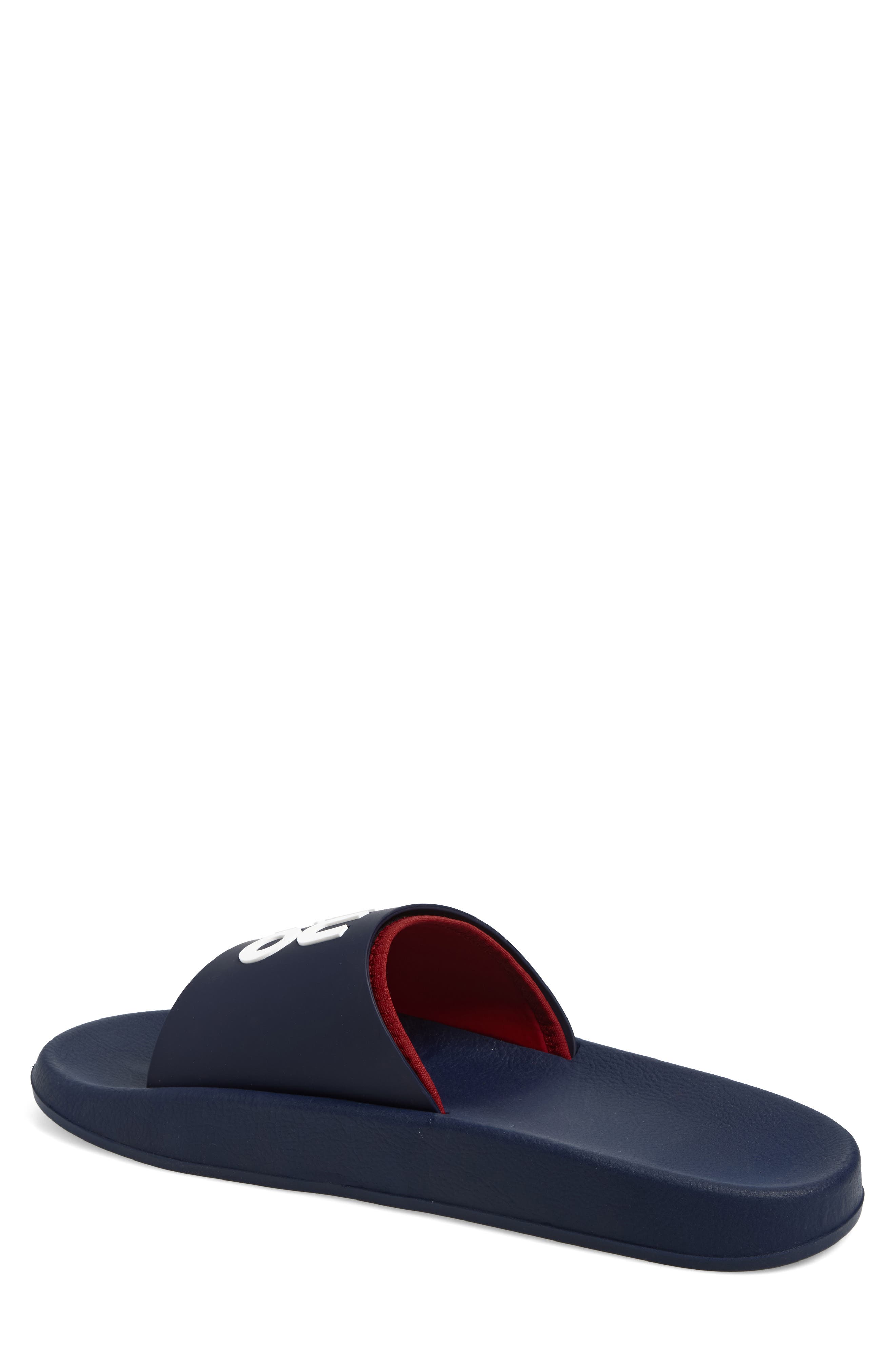 Slide Sandal, Alternate, color, DARK BLUE