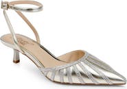 Jewel Badgley Mischka Fable Ankle Strap Pointed Toe Pump