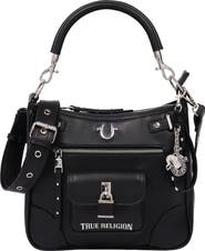 True Religion Moto Faux Leather Hobo