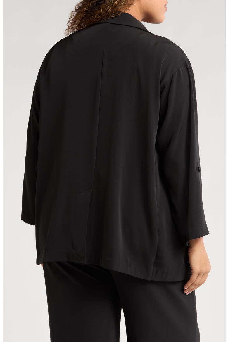 Genevieve Relaxed Blazer, Alternate, color, BLACK