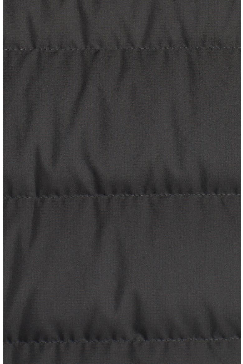 Hadar Quilted Down Jacket, Alternate, color, BLACK