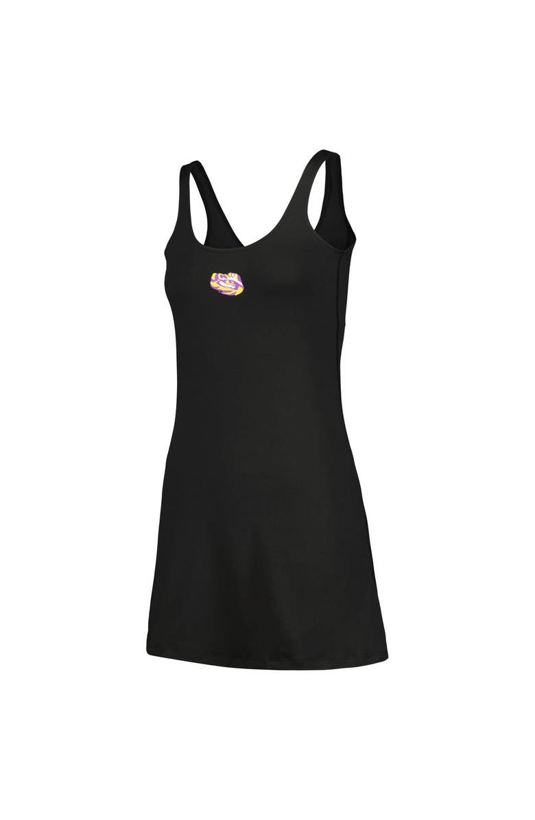ZOOZATZ Women's ZooZatz Black LSU Tigers Logo Scoop Neck Dress, Alternate, color,