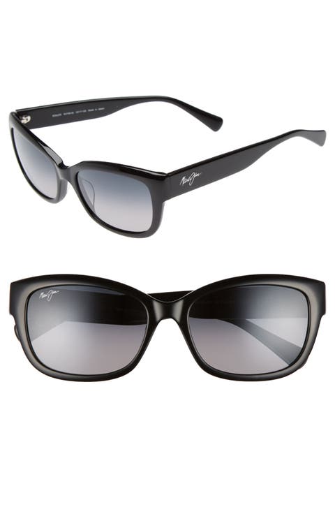 Plumeria 55mm PolarizedPlus2® Cat Eye Sunglasses