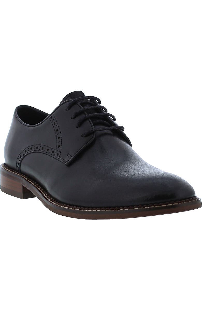 Zanzara Phillipa Plain Toe Leather Derby, Main, color,