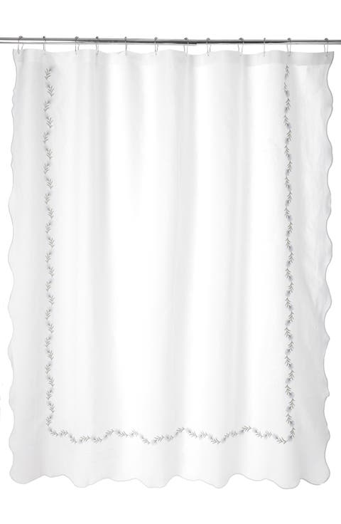 Daphne Linen Shower Curtain