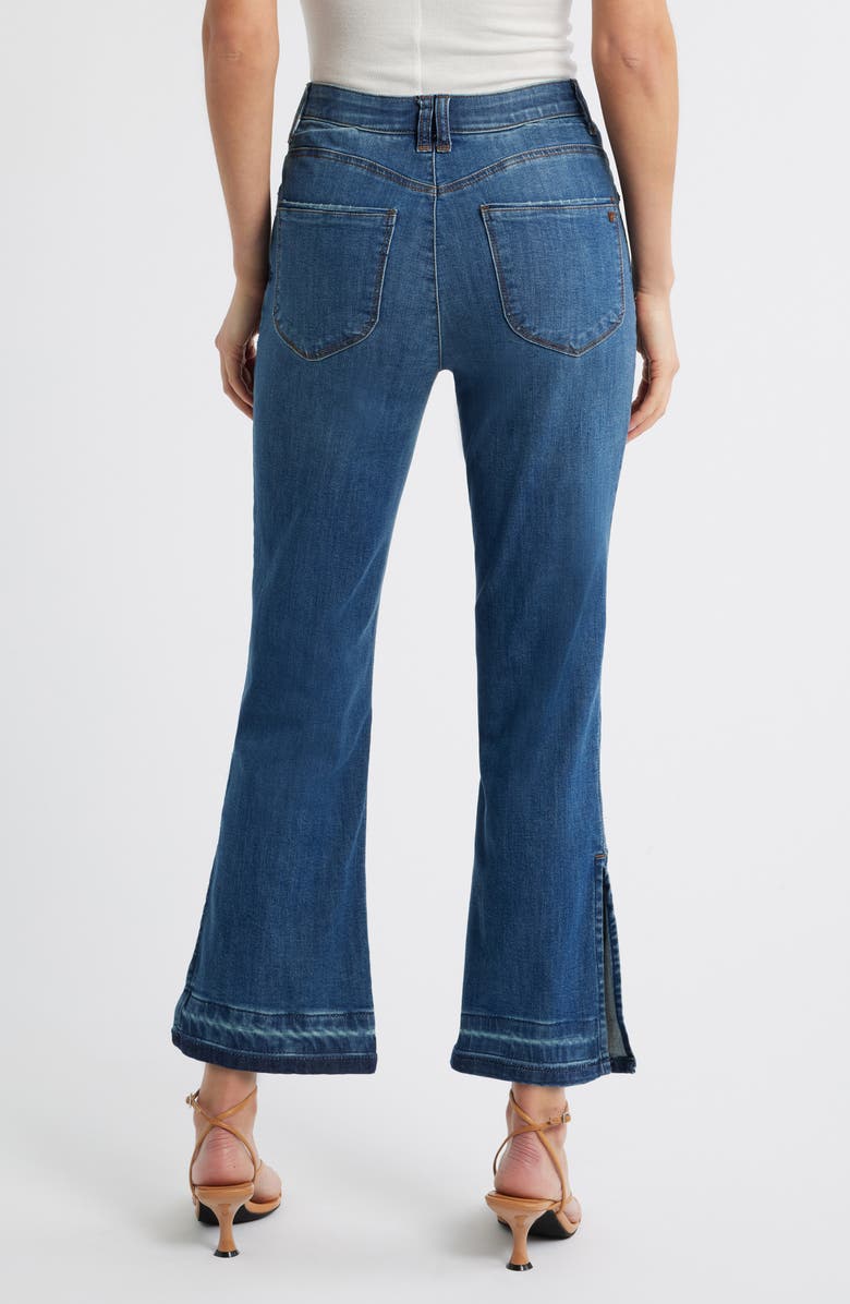 Wit & Wisdom Bennett High Waist Ankle Flare Jeans, Alternate, color, Blue Artisanal