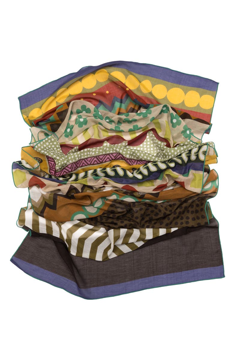 Elizabetta Maratea - Cotton & Silk Scarf/Shawl, Alternate, color,