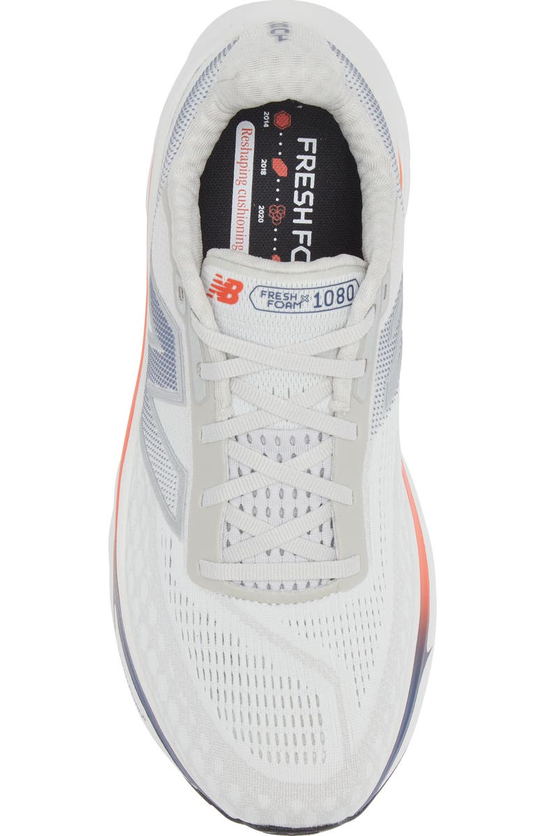 New Balance Fresh Foam X 1080v14 Running Shoe, Alternate, color, Grey Matter/ Silver Metallic