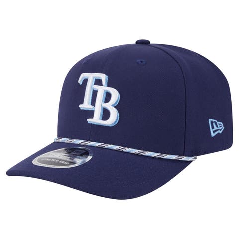 Men's New Era Navy Tampa Bay Rays Multi-Rope 9SEVENTY Stretch-Snap Hat