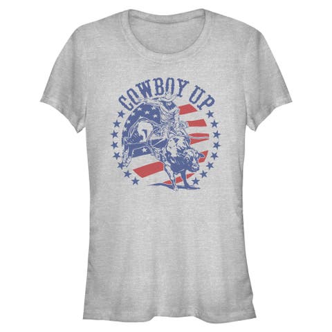 Juniors Lost Gods American Cowboy Up T Shirt