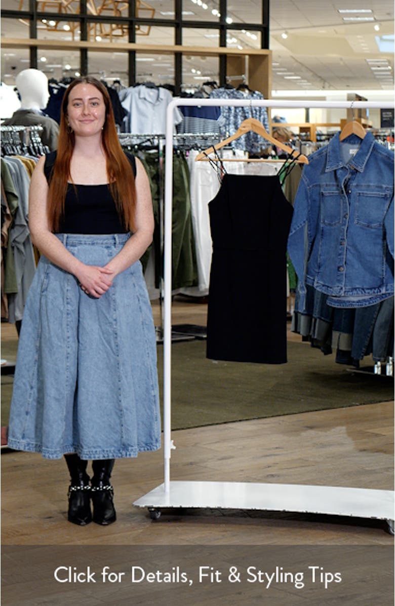 Whisper Square Neck Minidress, sales video thumbnail