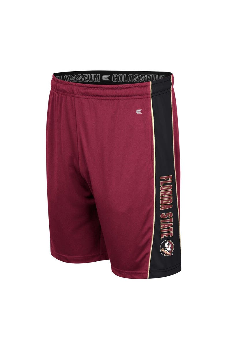COLOSSEUM Men's Colosseum Garnet Florida State Seminoles Panel Shorts, Alternate, color, 