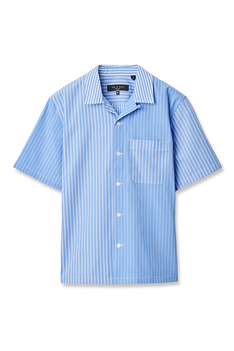 Avery Stripe Camp Shirt, Alternate, color, BLUE MULTI STRIPE