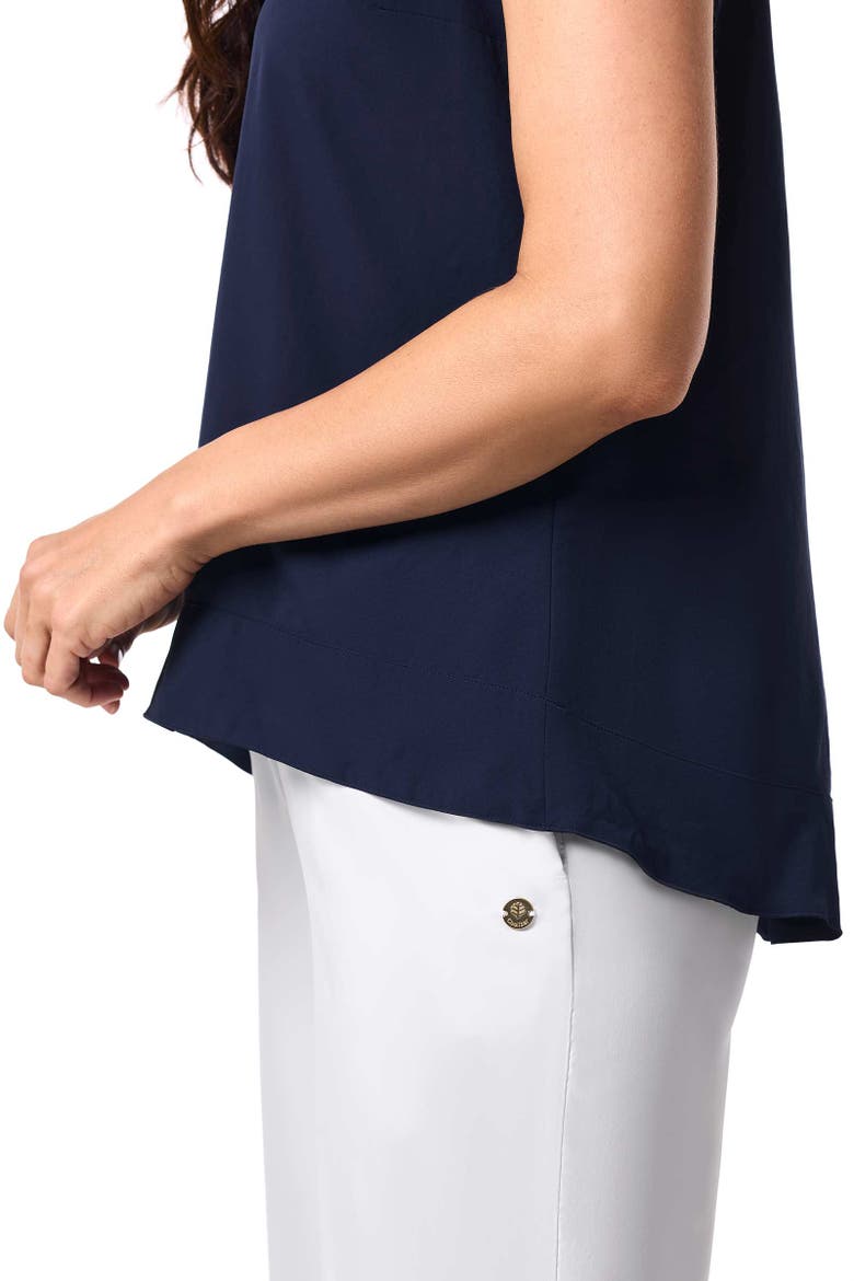 Women's St. Tropez Long Sleeve Top Tank, UPF 50+ Sun Protection, Alternate, color, Navy