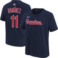 Nike Youth Nike José Ramírez Navy Cleveland Guardians Name & Number T-Shirt