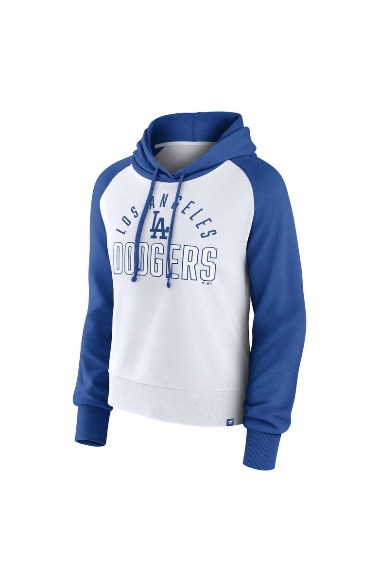 FANATICS Women's Fanatics Branded Royal/White Los Angeles Dodgers Pop Fly Pullover Hoodie, Alternate, color,
