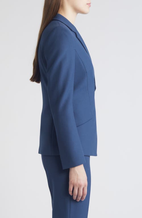 Hugo Boss Boss Jatawa Asymmetric Blazer In Insignia Blue