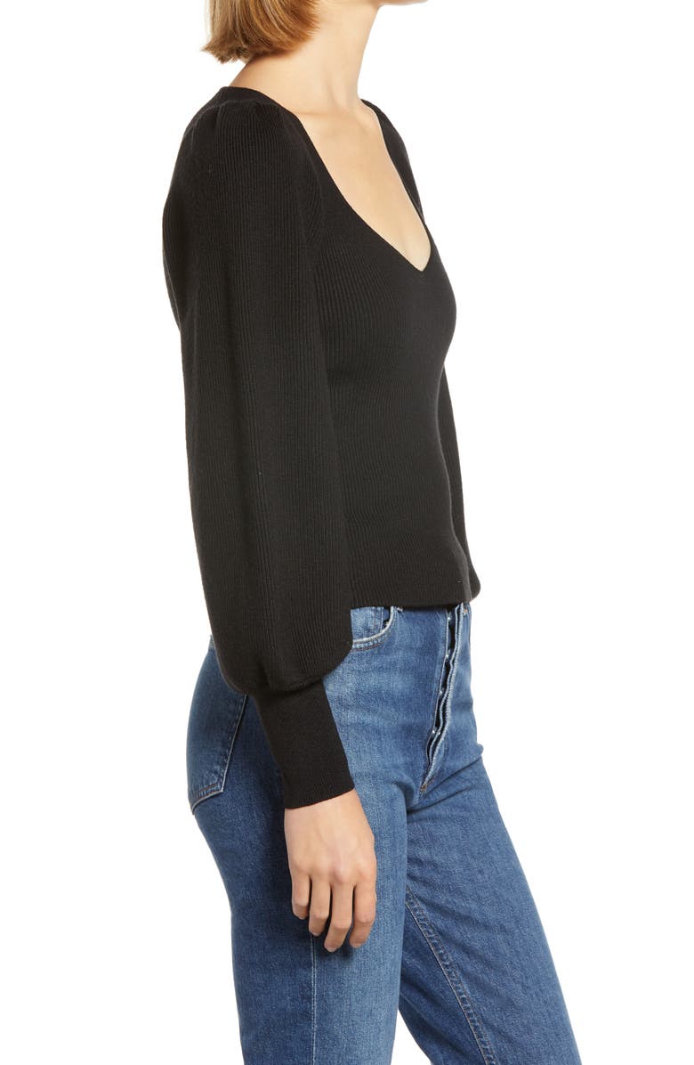 French Connection Joss Blouson Sleeve Sweater, Alternate, color,