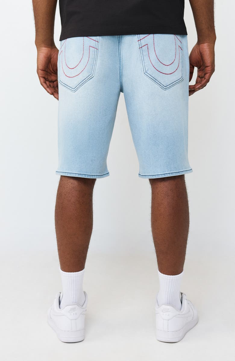 True Religion Bobby Baggy Shorts, Alternate, color, Light Journey