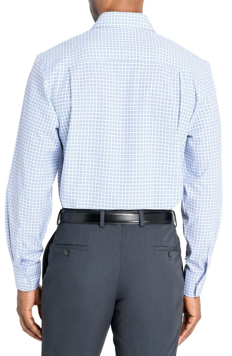 W.R.K Regular Fit Square Print Performance Dress Shirt, Alternate, color,