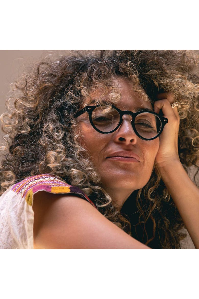 Dogleg | Reading Glasses, Alternate, color, Gloss Black and Vodka