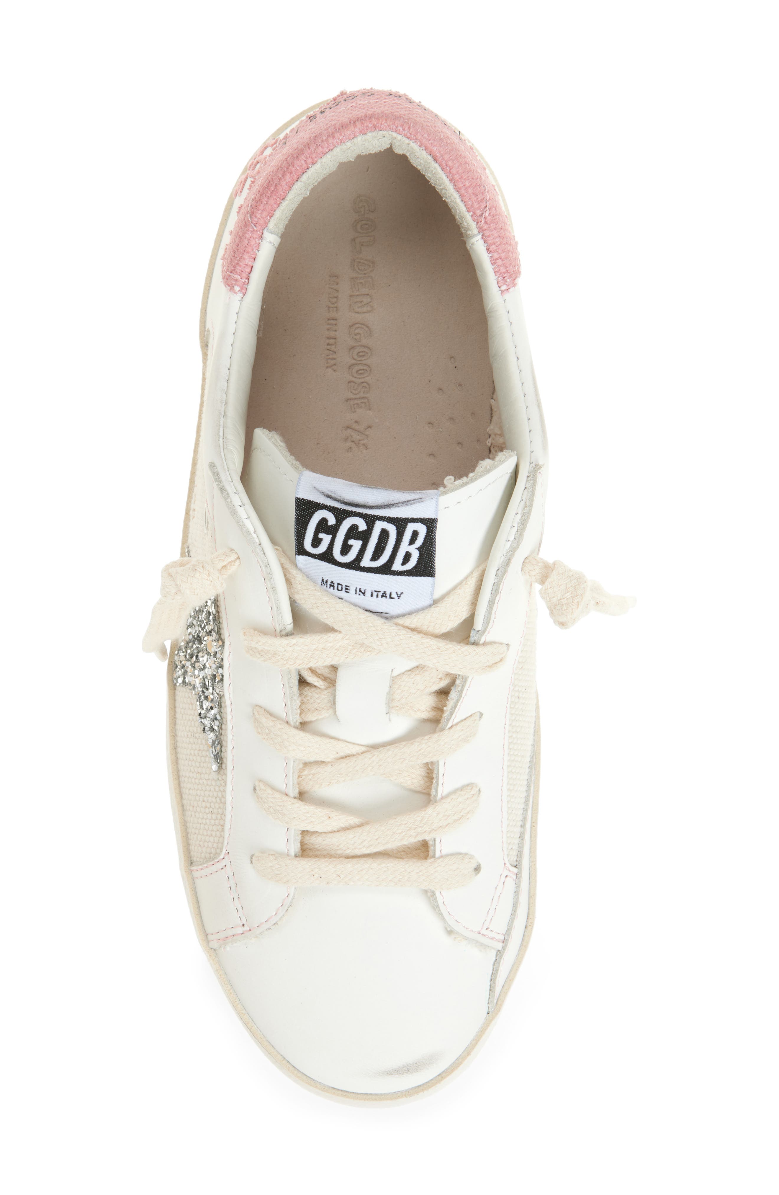 Golden Goose Kids' Super-Star Double Quarter Sneaker, Alternate, color, 