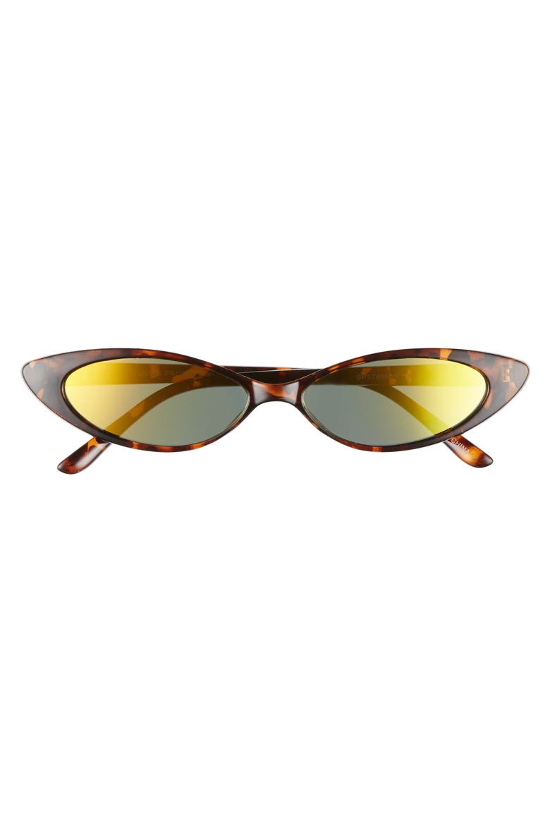 Oval Sunglasses, Alternate, color, TORTOISE