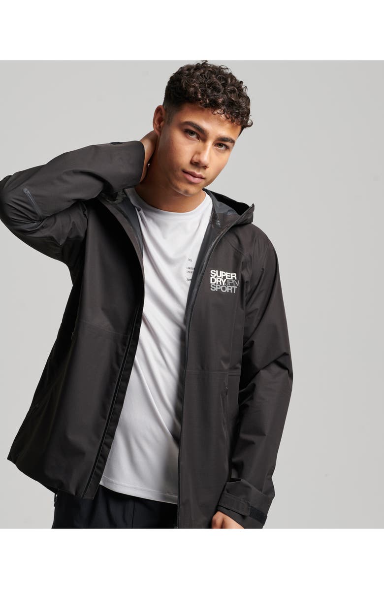 Superdry Waterproof Hooded Jacket, Alternate, color, 