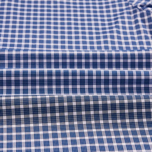 Regent Row Big And Tall Stanton Shirt Polo In Blue-plaid-26