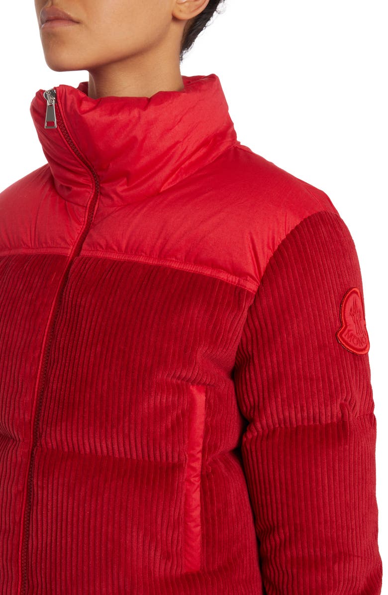 Moncler Waitaki Mixed Media Down Puffer Jacket, Alternate, color,