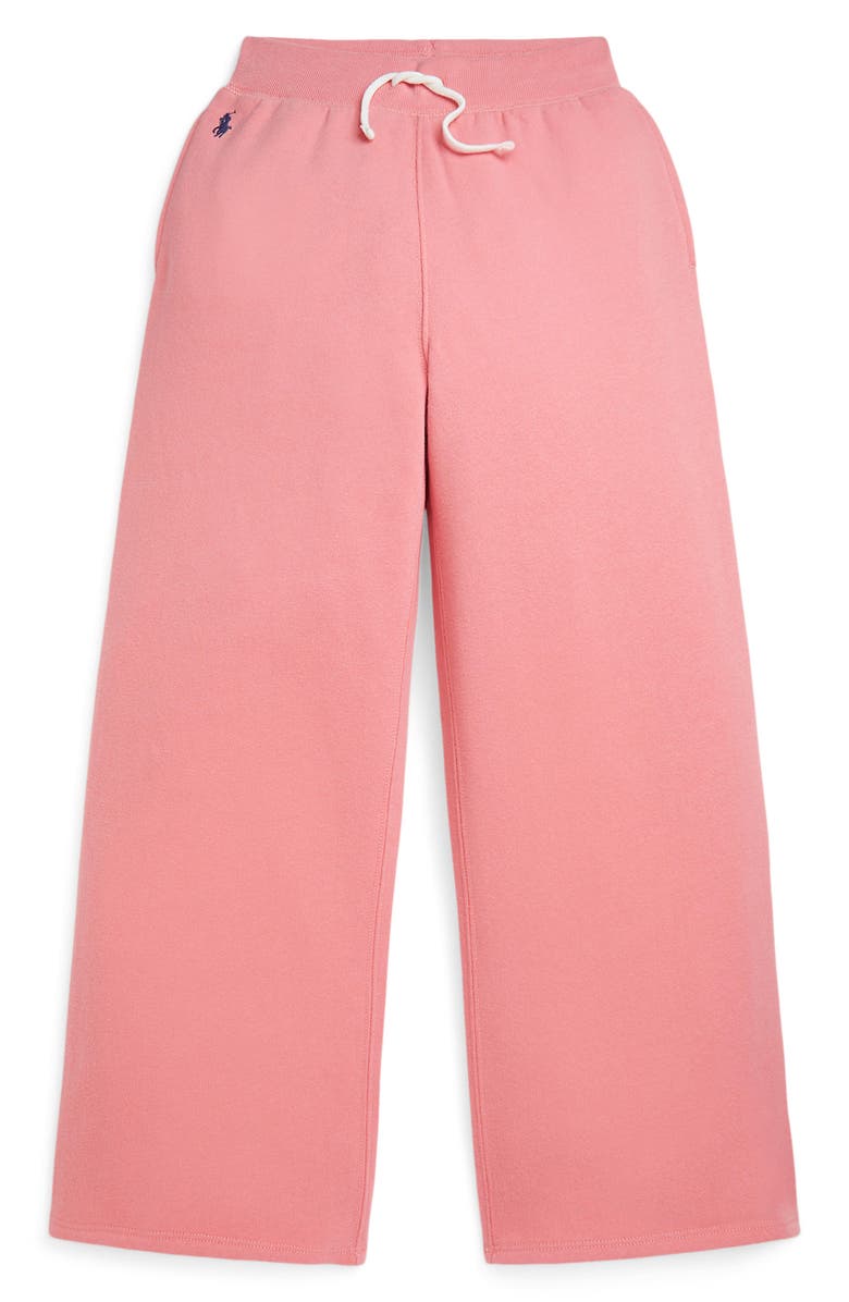 Polo Ralph Lauren Kids' Wide Leg Fleece Sweat Pants, Main, color, 