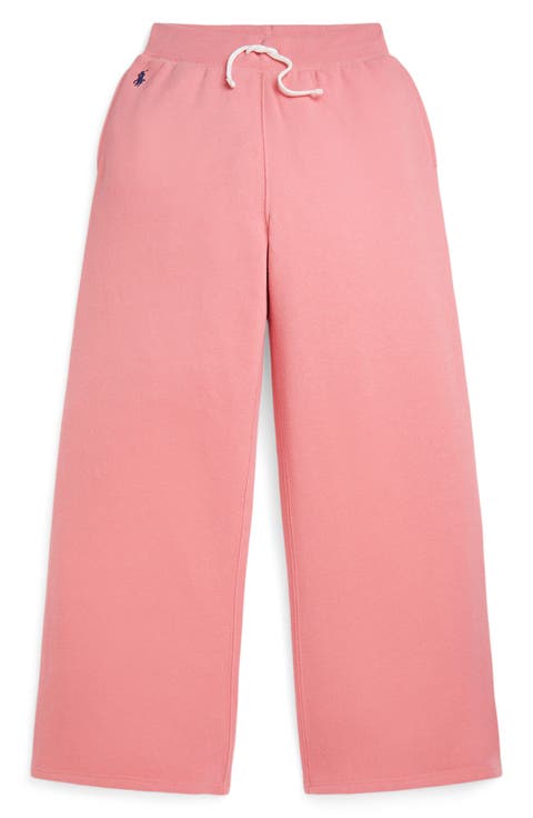 Kids' Wide Leg Fleece Sweat Pants (Big Kid)