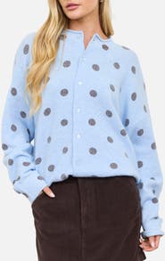 Blu Pepper Polka Dot Cardigan