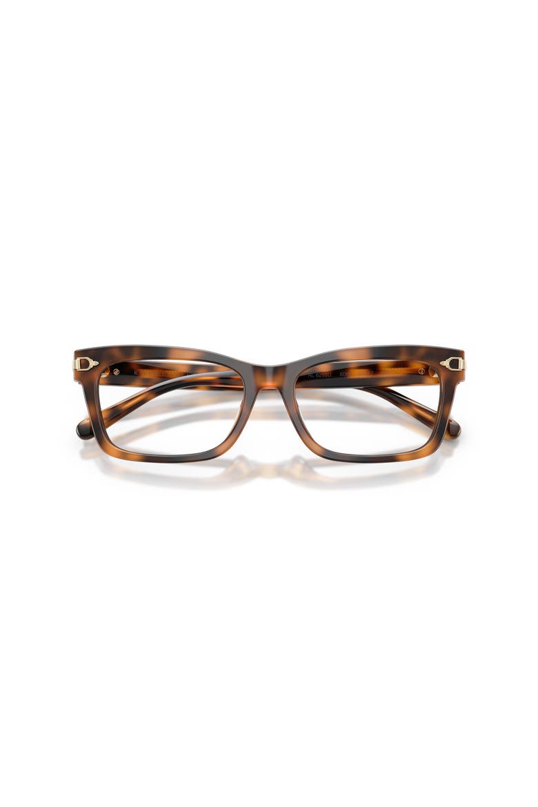 53mm Rectangle optical glasses, Alternate, color, Tortoise