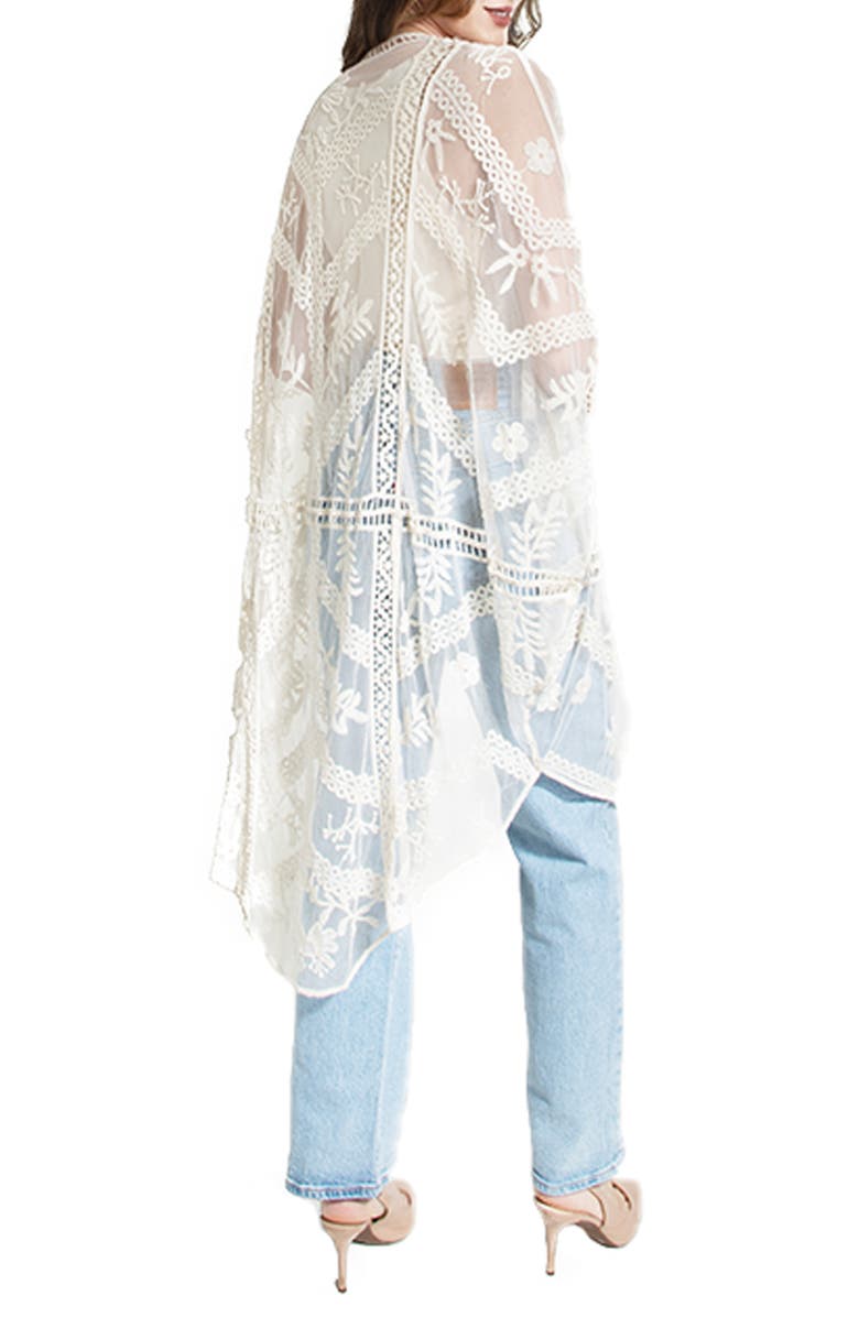 SAACHI Emory Embroidered Ruana, Alternate, color, 