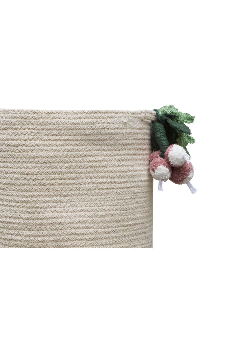 Lorena Canals Veggies Basket, Alternate, color, Natural Orange Green