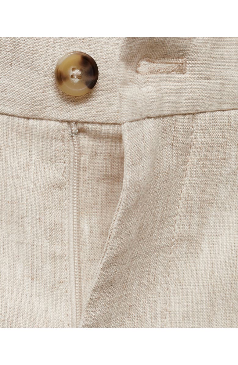 Slim Fit Linen Pants