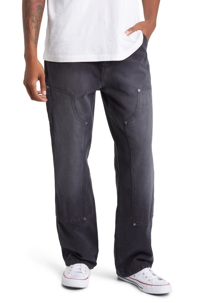Relaxed Fit Denim Carpenter Pants