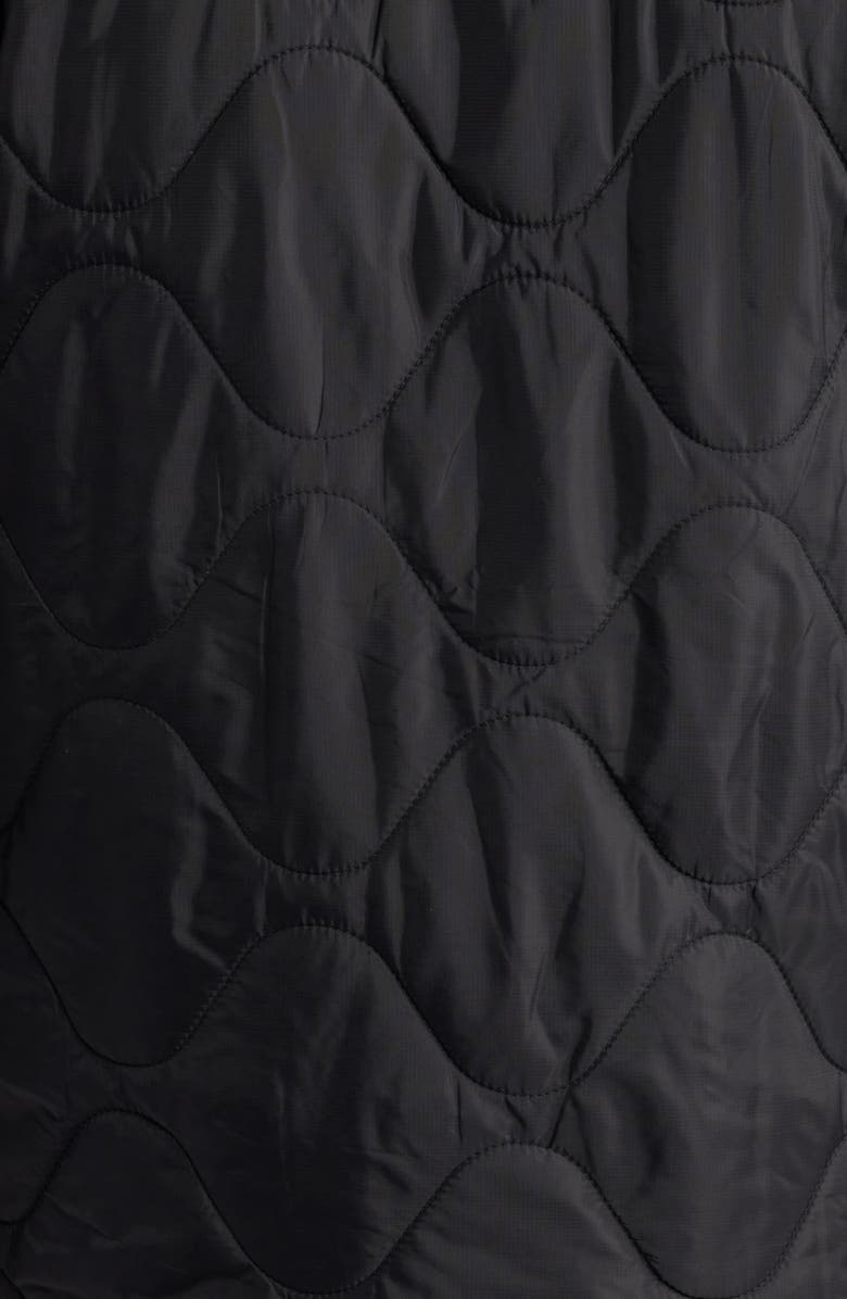 ICECREAM Quilted Nylon Work Jacket, Alternate, color, Black