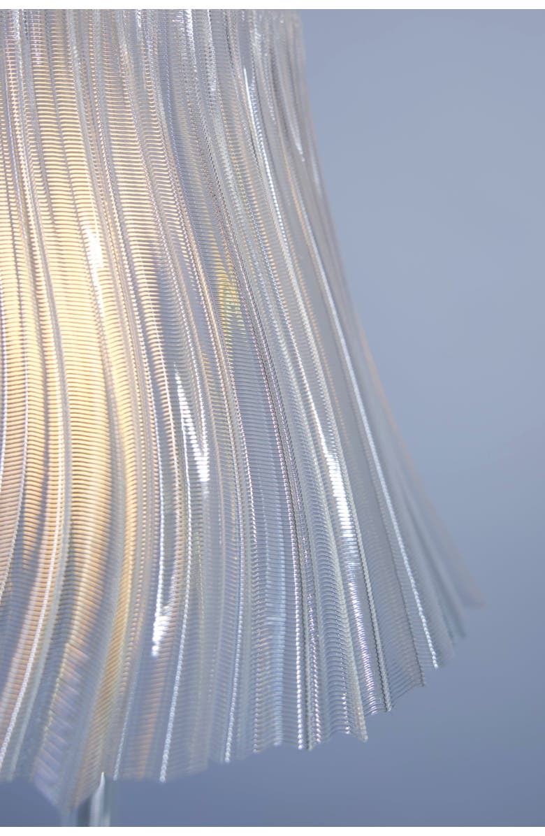 WOOJ DESIGN Pleat Lamp, Alternate, color, Clear