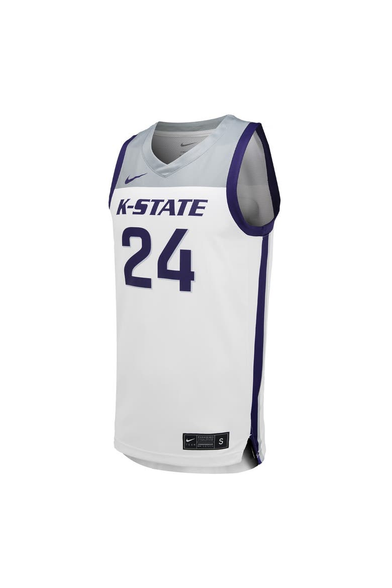 Unisex Nike #23 White Kansas State Wildcats Team Replica Basketball Jersey, Alternate, color, White