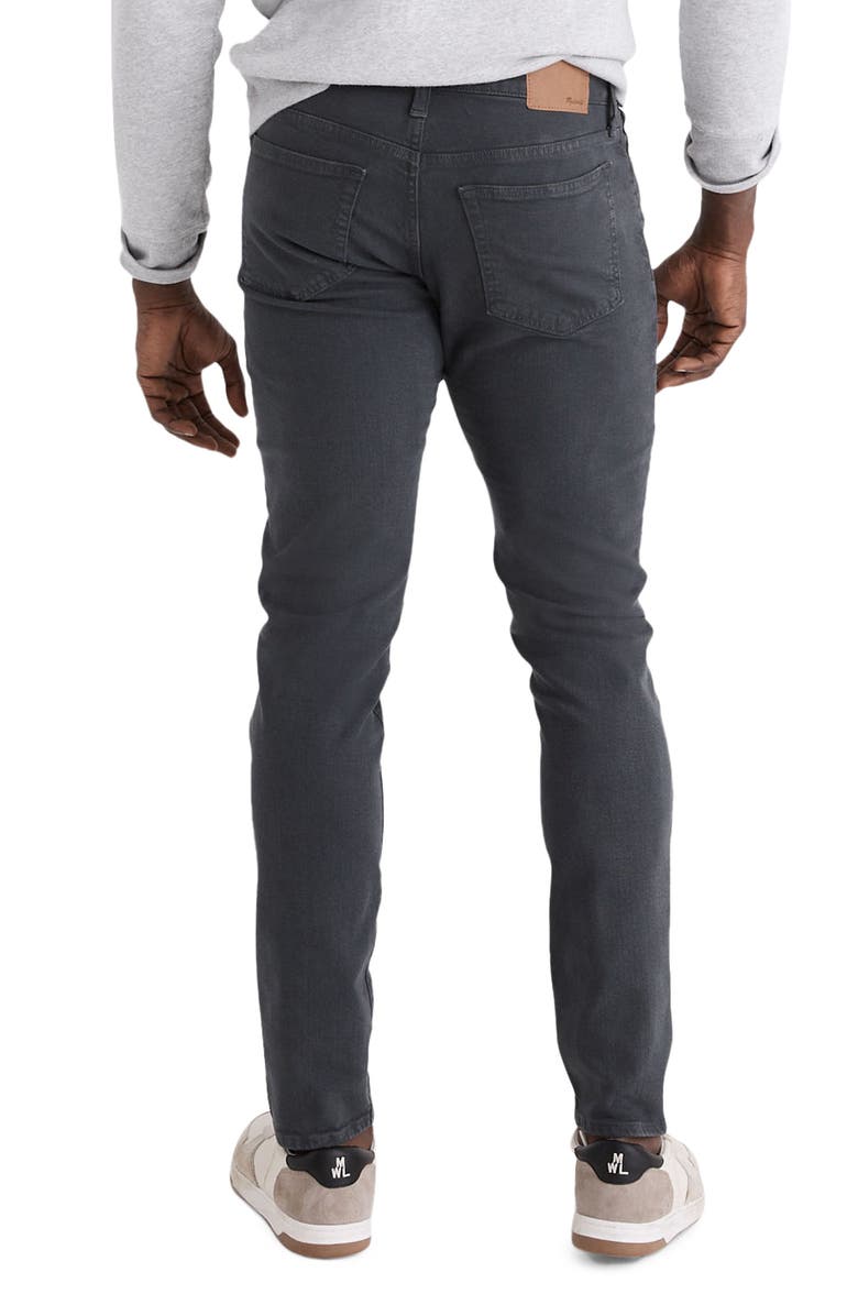Madewell Men's Garment Dyed Athletic Slim Jeans, Alternate, color, Thunder Cloud