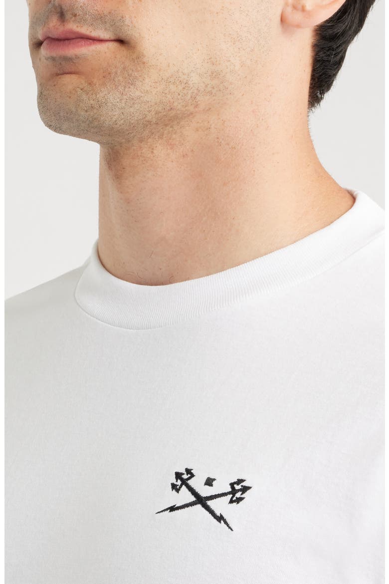 Go-To Embroidered Long Sleeve T-Shirt, Alternate, color, WHITE