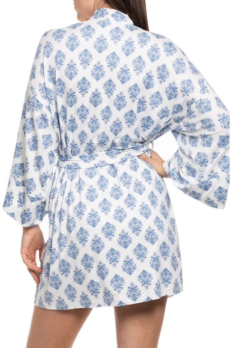 Sevilla Foulard Double Knit Wrap (Nordstrom Exclusive), Alternate, color, IVORY