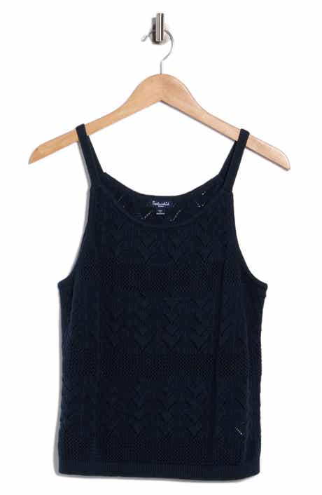 Splendid Crochet Sweater Tank