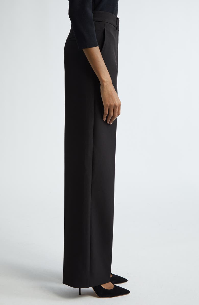 ST. JOHN Stretch Cady Straight Leg Pants, Alternate, color, 